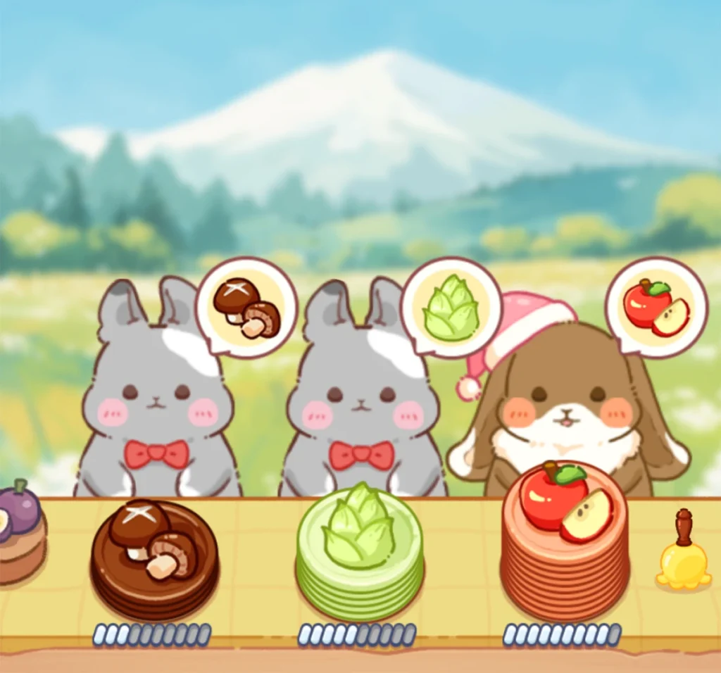 Замовлення та відвідувачі у грі CapyBistro