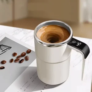 Self-Stirring Thermo Cup with Temperature Display from AliExpress
