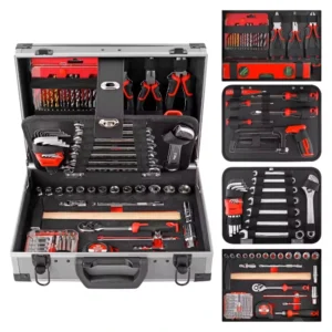Hi-Spec professional tool kit in an aluminum case from AliExpress