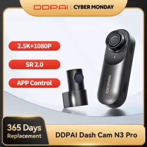 DDPAI Mola N3 Pro з двоканальною 2.5K зйомкою та задньою камерою з AliExpress