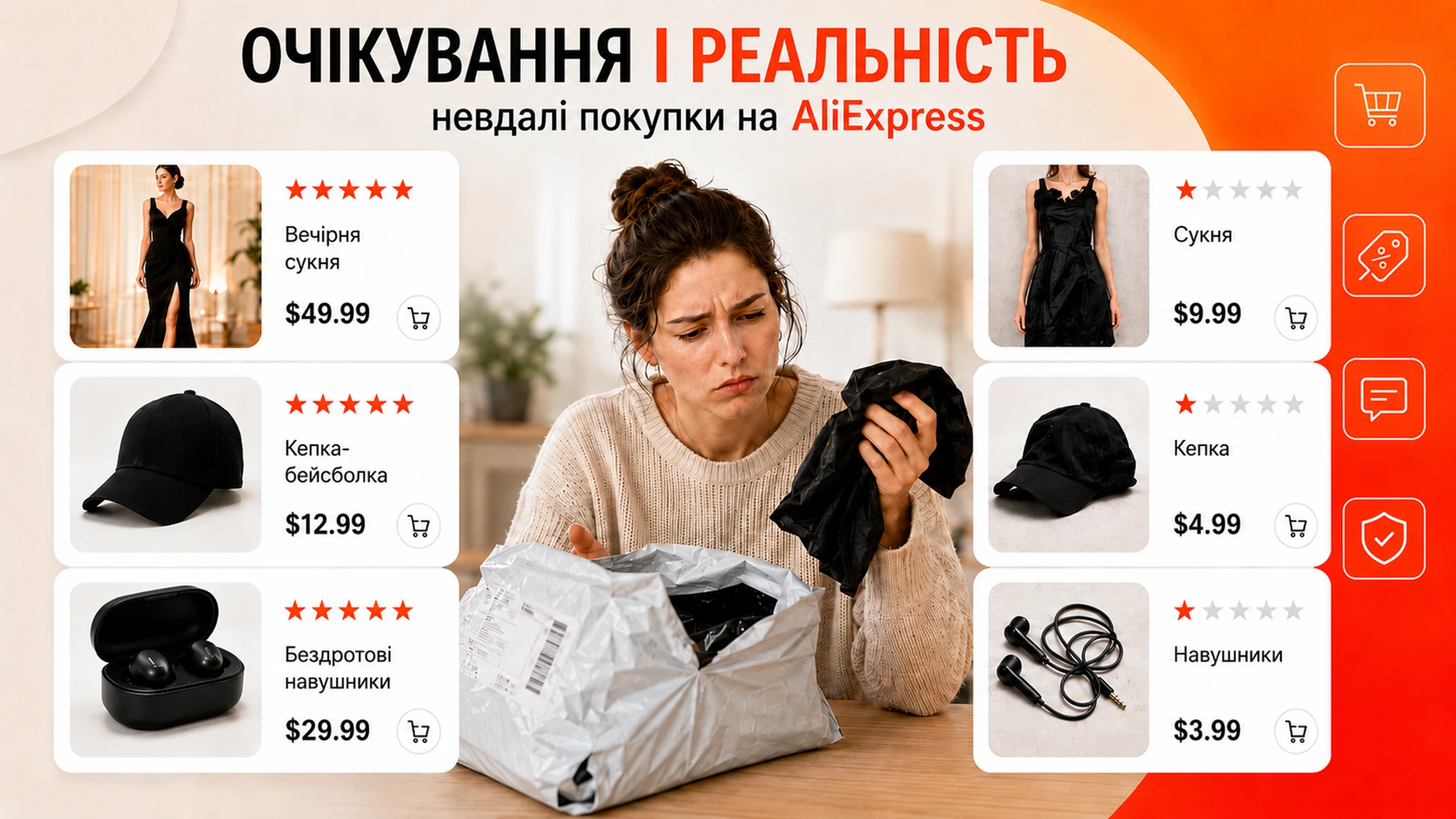 Очікування і реальність на AliExpress: фото невдалих покупок