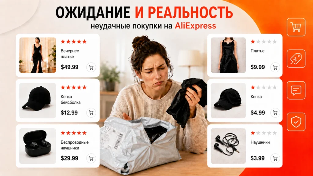 Ожидание и реальность на Алиэкспресс: фото неудачных покупок