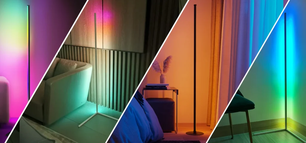 ТОП-7 самых популярных футуристических LED RGB торшеров с Алиэкспресс