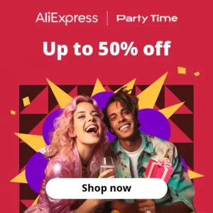 Распродажа «Party Time» на AliExpress