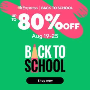 Распродажа «Back to School» на AliExpress