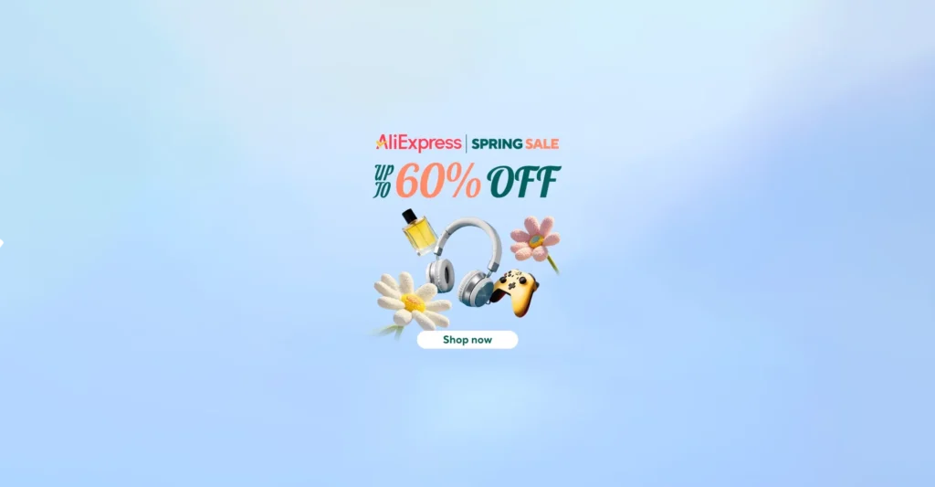 Весенняя распродажа на AliExpress