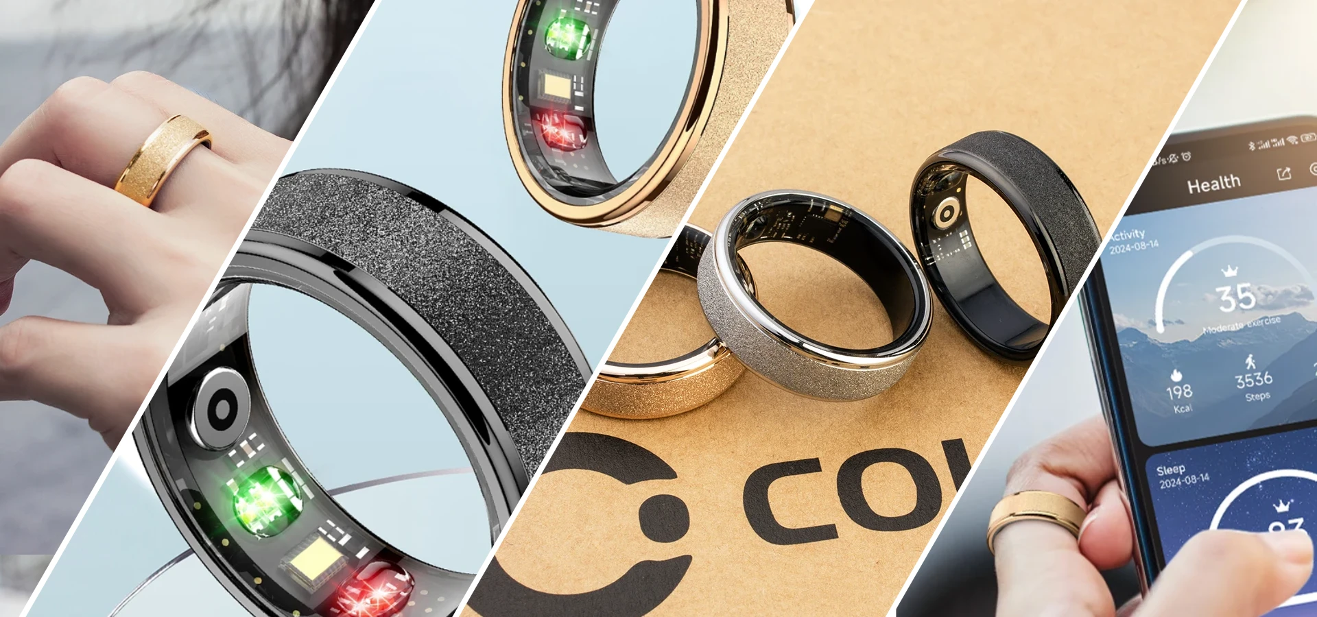 Смарт-кольцо COLMI R10 с AliExpress: внешний вид, датчики и мобильное приложение