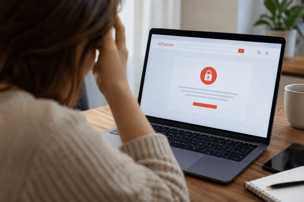 Что означает «Suspected of malicious additional accounts creation» на AliExpress
